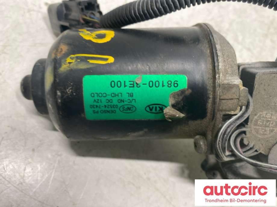 Viskermotor frontrute til Kia Sorento 2003-2009 Type I (DENSO|981103E000|)