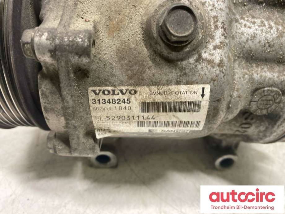 Aircondition kompressor til Volvo V50 2007-2012 (Fase 2)  (SANDEN|36001898|31348245|5290311144)