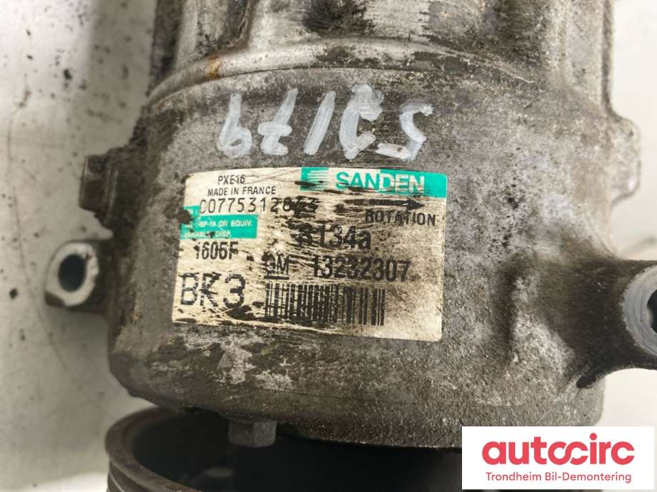 Aircondition kompressor til Opel Insignia A 2009-2014 (SANDEN|13232307|13262839|95516239)