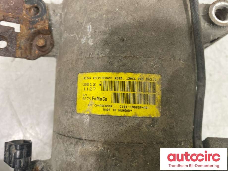 Aircondition kompressor til Ford Transit Connect 2009-2013 (Type I, Fase 2) (FOMOCO|6T16-19D629-BC|5007968|1875055| C1B1-19D629-AD)