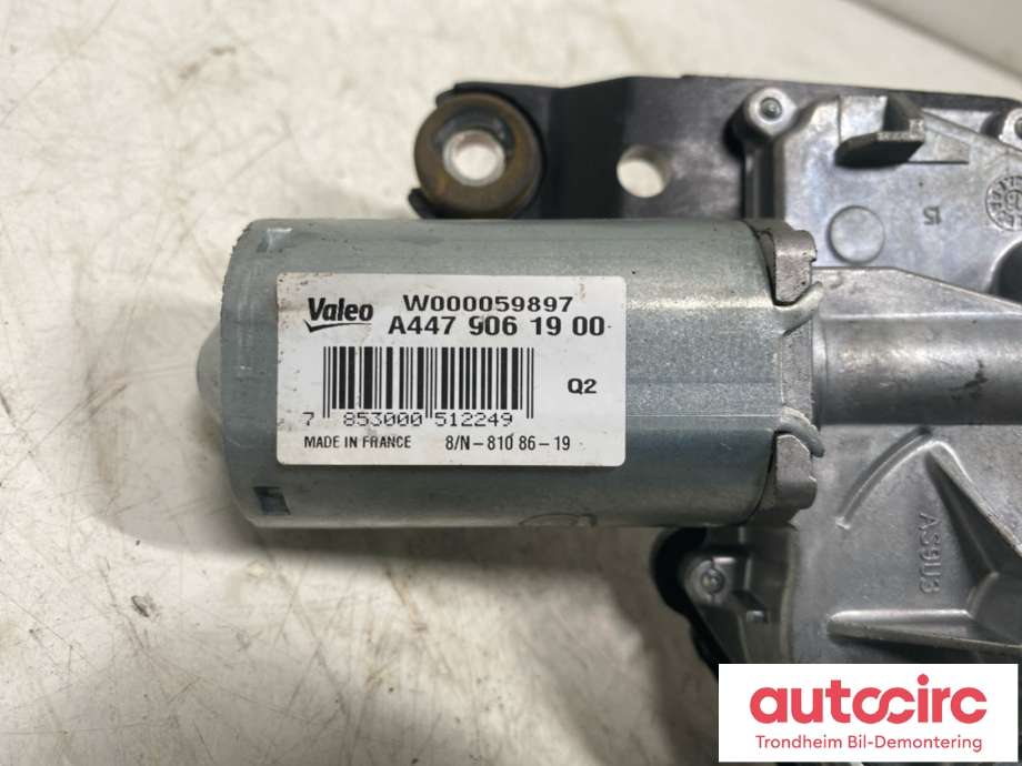 Viskermotor bakrute til Mercedes Vito 2014-->> (W447) (W447) (VALEO|A4479061900|W000059897|)