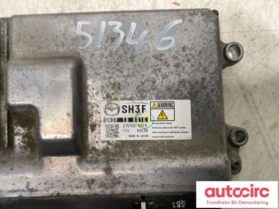 Styreenhet motor til Mazda CX-5 2012-2017 (Type I)  (SH3F18881G|SH3F 18 881G|275700-5419)