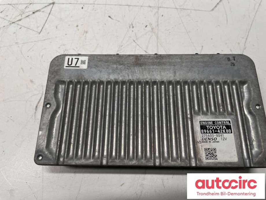 Styreenhet motor til Toyota RAV4 2016-2019 (Type IV, Fase 2)  (DENSO|8966142K80|275600-8041|)