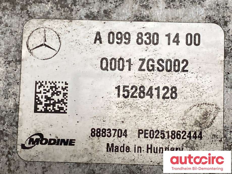 Aircondition diverse til Mercedes EQB 2022-->>  (A0998301400|A 099 830 15 00|)