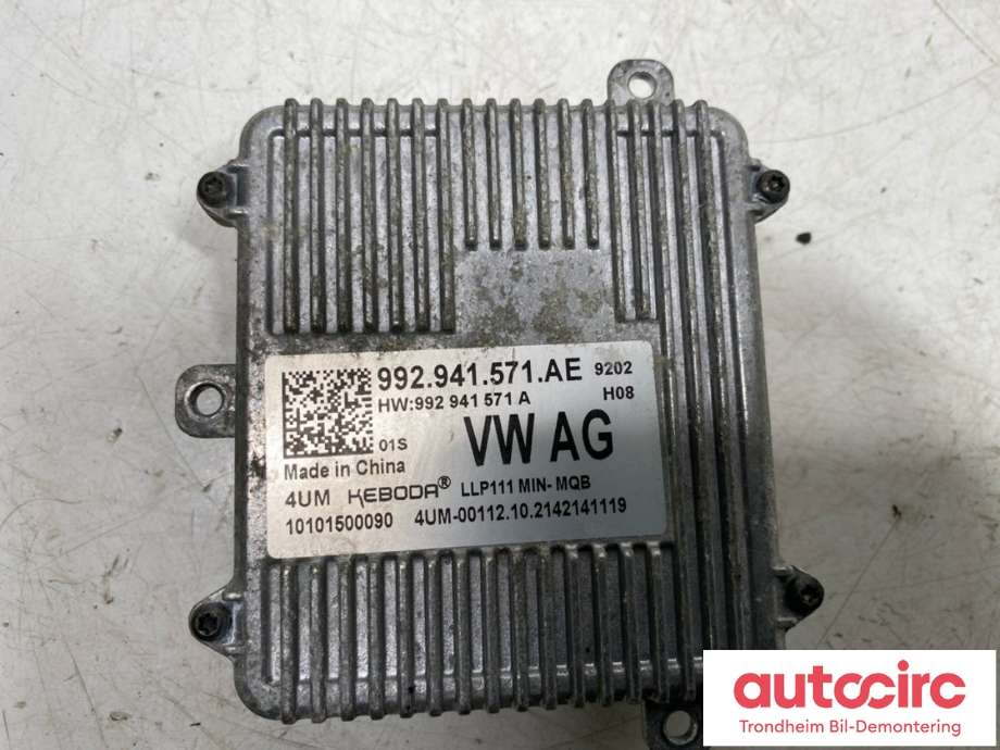 Styreenhet xenon/ballast til Cupra Born 2022-->>  (992 941 571 AE|)