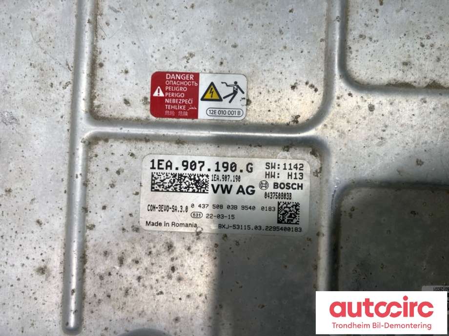 DCDC converter elbil til Cupra Born 2022-->>  (BOSCH|1EA907190G|1EA 907 190 D|0 437 508 03B)