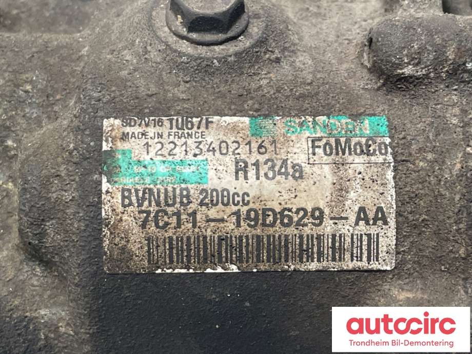 Aircondition kompressor til Ford Transit 2006-2013  (SANDEN|7C11-19D629-AA|1578424)