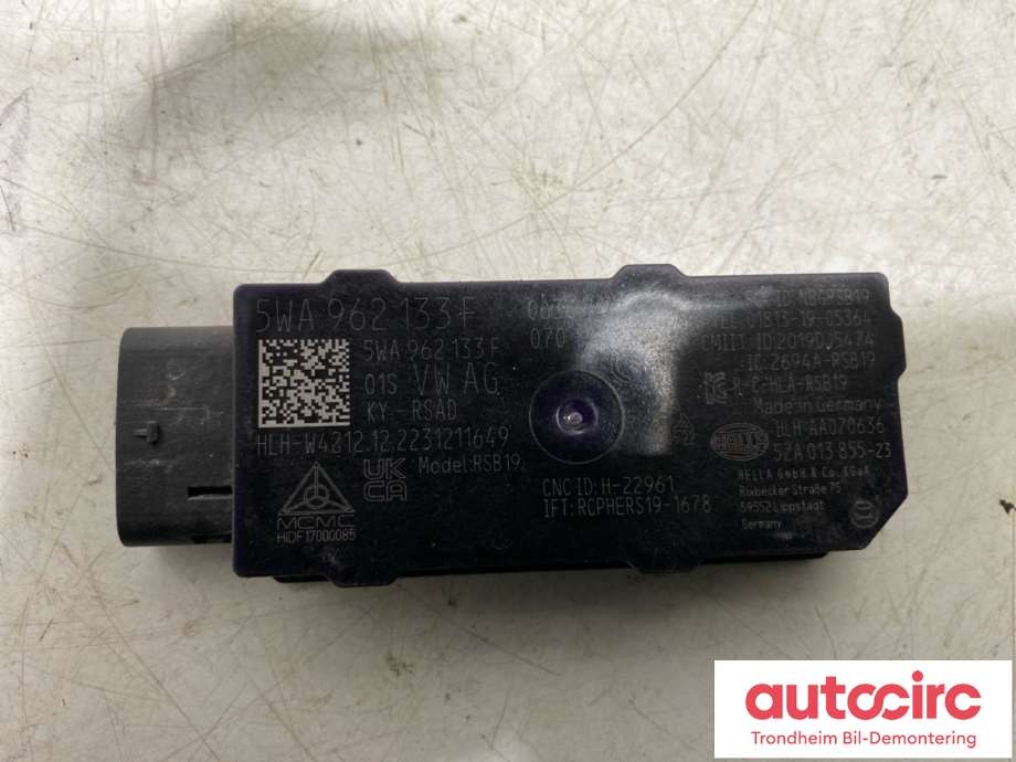 Styreenhet nøkkelfri/keyless til VW ID.3 2020-->>  (5WA 962 133 F|)