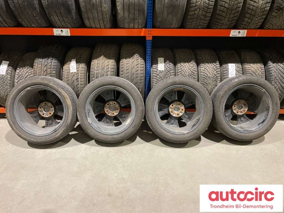 Hjulsett aluminium sommer til Nissan Leaf 2018-->> (Type II)  (17 TOMMER|215/50R17|PROD: 4921|5MM)