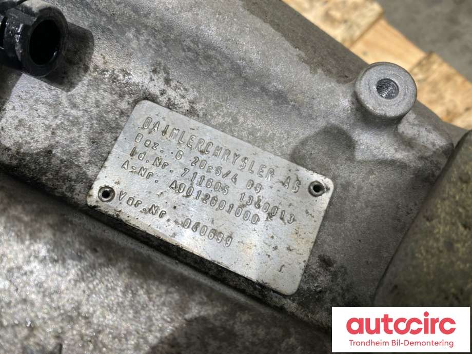 Girkasse manuell til Mercedes Sprinter 1995-2006 (903) (903) (MERCEDES|A 001 260 36 00||711.605)