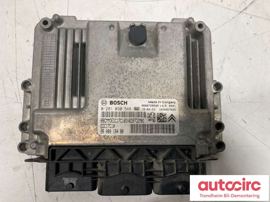 Styreenhet motor til Peugeot 2008 2013-2019 (Type I)  (BOSCH|16 101 903 80|16 776 492 80|0 281 030 548| 98 080 164 80| 9666729580)