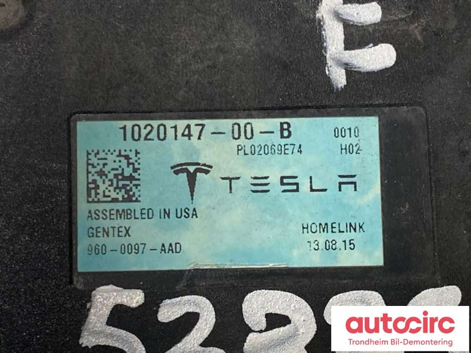 Styreenhet diverse til Tesla Model S 2013-2016 (Fase 1)  (1020147-00-B|)