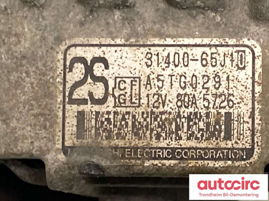 Dynamo til Suzuki Grand Vitara 2005-2015 (Type III)  (31400-65J10|)