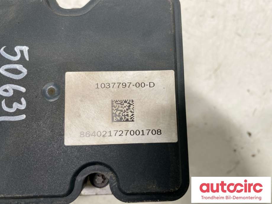 ABS sentral til Tesla Model S 2016-2021 (Fase 2) (BOSCH|1038119-00-D|1037797-00-B|1037797-00-C|1037797-00-D|6006363-00-C|1008391-00-C|6006363-00-D|6006363-00-E|1008391-00-A|1008391-00-B|)