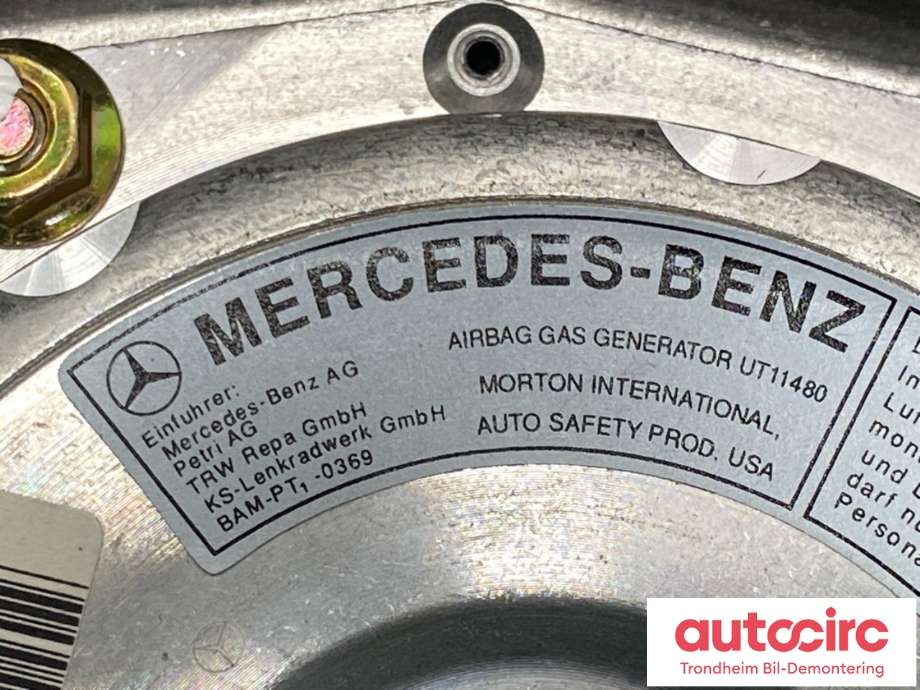 Airbag rattpute til Mercedes 190 1984-1993 (W201) (W201) (A1404600068|A1264640087|)