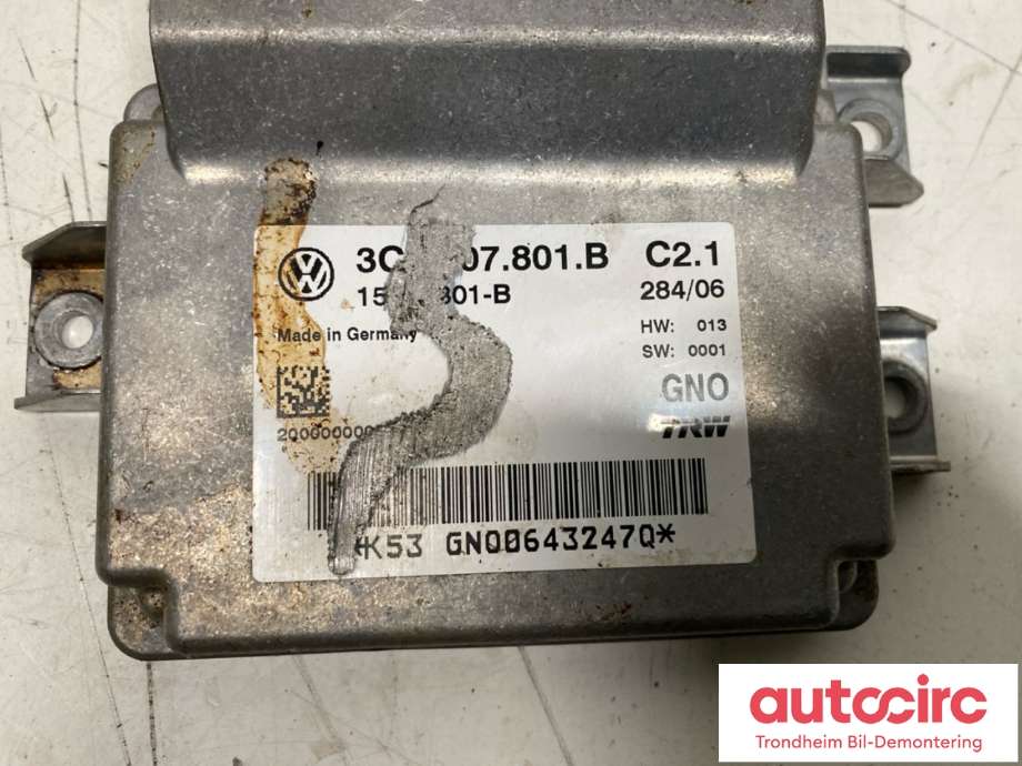Styreenhet elektrisk parkbrems (EPB - Electric Parking Brake) til VW Passat 2005-2010 (B6) (B6) (3C0 907 801 G|)