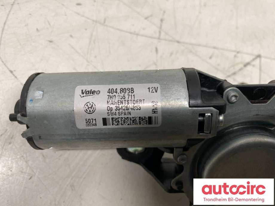 Viskermotor bakrute til VW Transporter / Caravelle 2009-2015 (Fase 2) (T5) (T5) (VALEO|7H0 955 711|)
