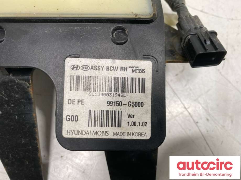 Sensor blindsone til Kia e-Niro 2022-->>  (MOBIS VALEO|G599151000|00772-13-04942|99150G5000)