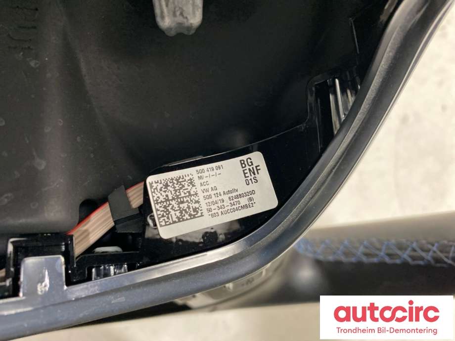 Ratt til VW e-Golf 2017-2020 (Fase 2)  (5G0 419 091 BG|)