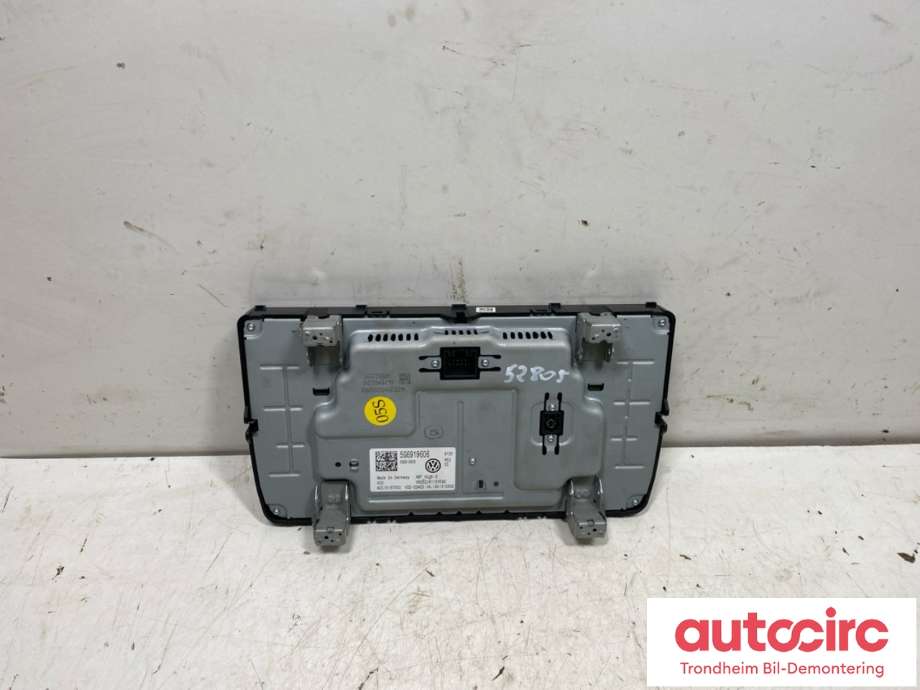Bilstereo navigasjon skjerm til VW e-Golf 2017-2020 (Fase 2) (5G6919606|A2C15167300|5G6919606C)