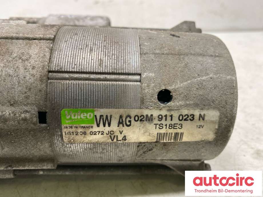 Starter diesel til VW Golf V, Combi 2003-2008 (VALEO|02M 911 023 NX|02M 911 023 N|)