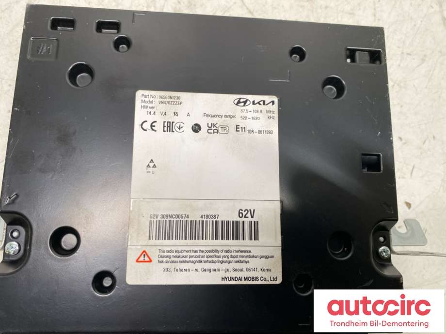 Bilstereo til Hyundai Ioniq 5 2021-->> (96560NI230|)