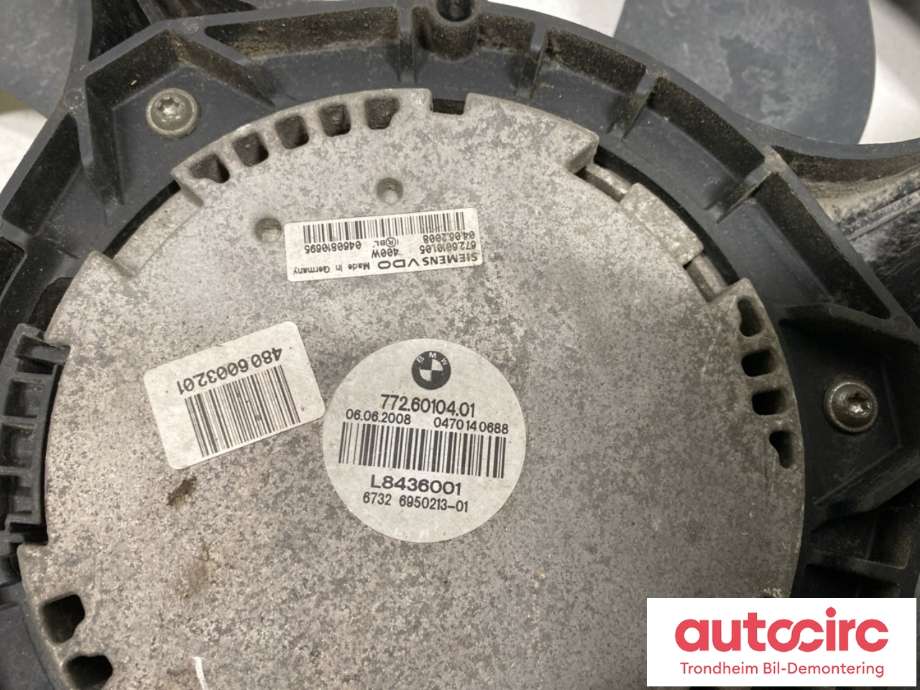 Kjølevifte elektrisk til BMW 5-Serie 2003-2010 (E60/E61) (E60/E61) (17 42 8 508 251|)