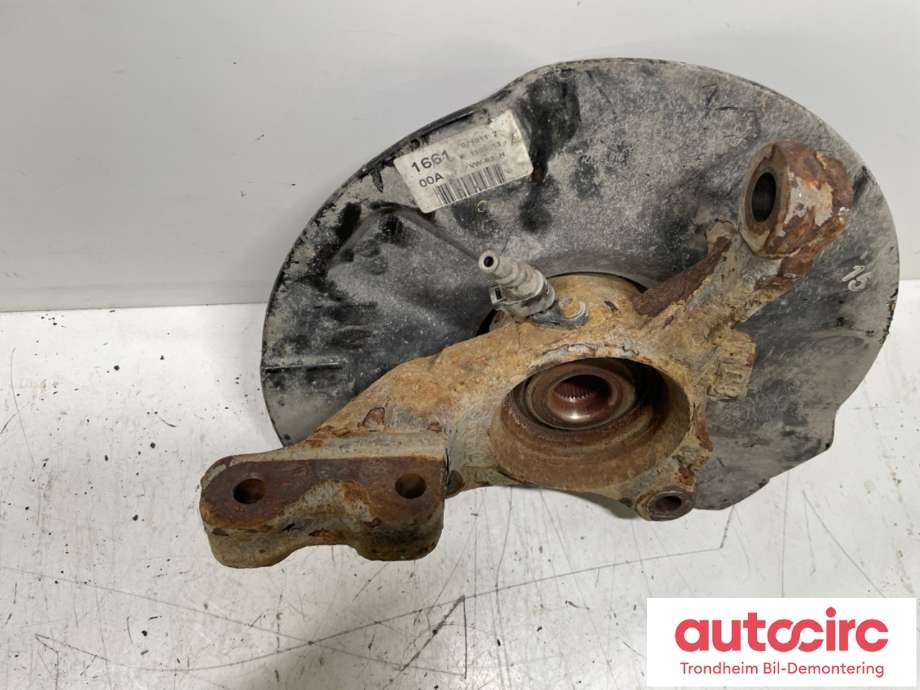 Hjulspindel høyre foran til VW Transporter / Caravelle 2009-2015 (Fase 2) (T5) (T5) (7H8407258C|7H8 407 258 C|)