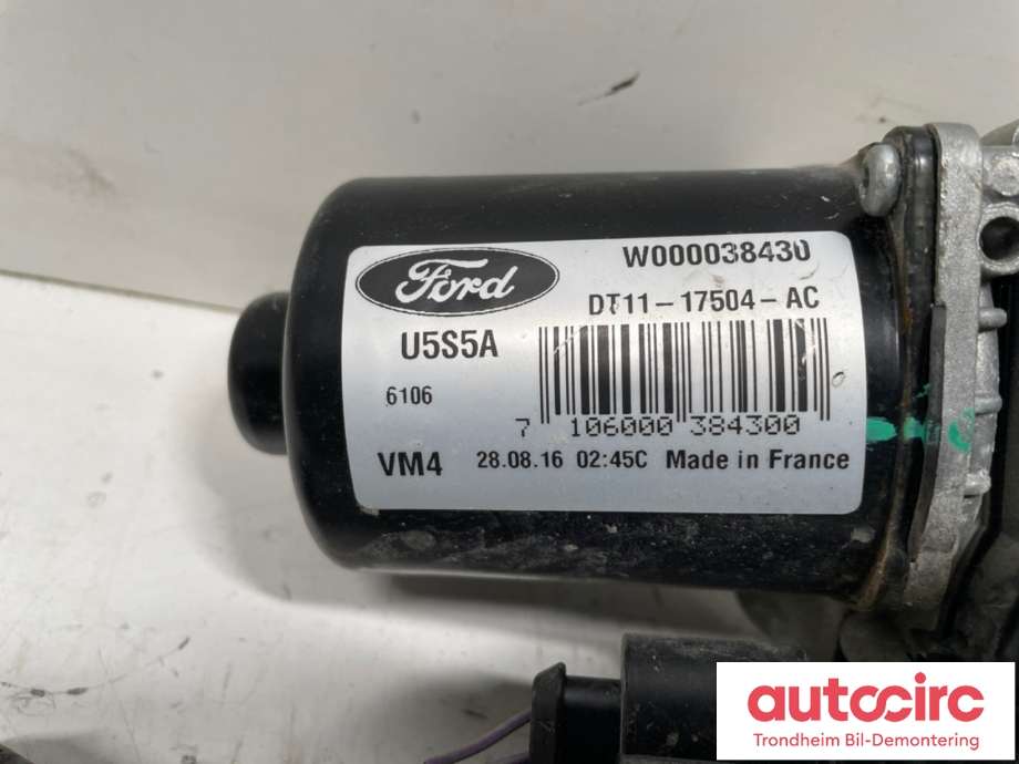 Viskermotor foran venstre til Ford Transit Connect 2013-2018 Type II, Fase 1  (2080409|DT11-17504-AD| DT11-17504-AC|)