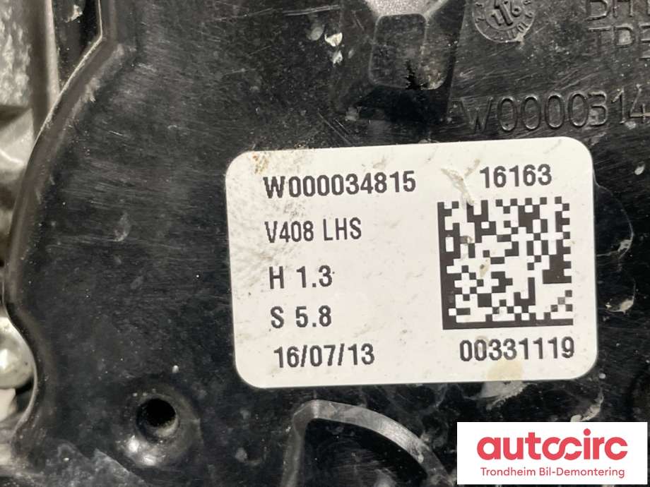 Viskermotor foran venstre til Ford Transit Connect 2013-2018 Type II, Fase 1  (2080409|DT11-17504-AD| DT11-17504-AC|)