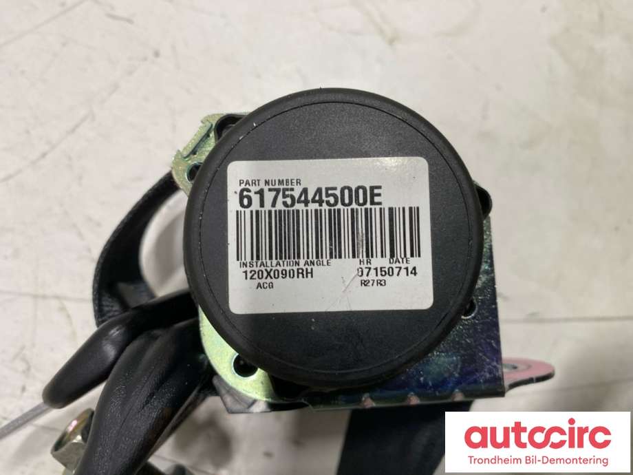 Sikkerhetsbelte bak høyre til Nissan Juke 2014-2018 (Fase 2) (888441KA0A|)