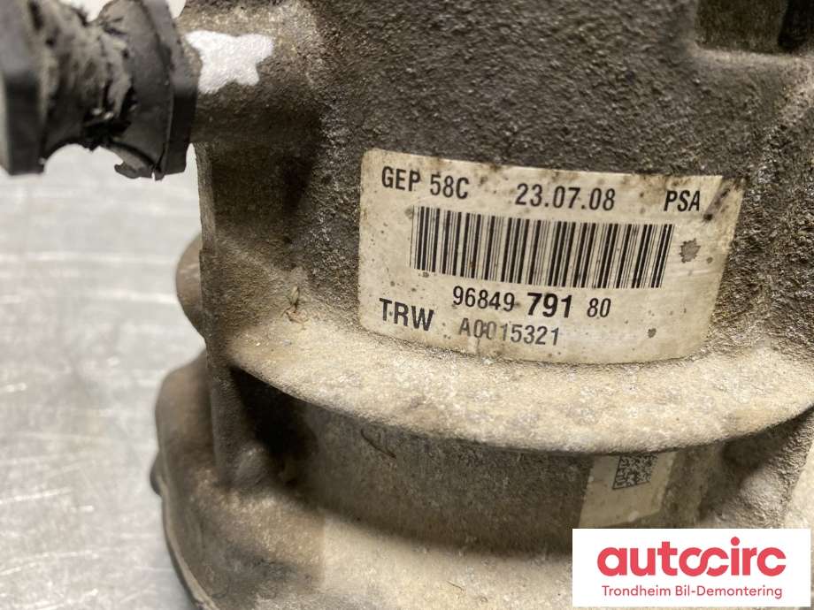 Servo pumpe elektrisk til Peugeot 308 2007-2011 (Type I, Fase 1)  (TRW|400846|9684979180|)