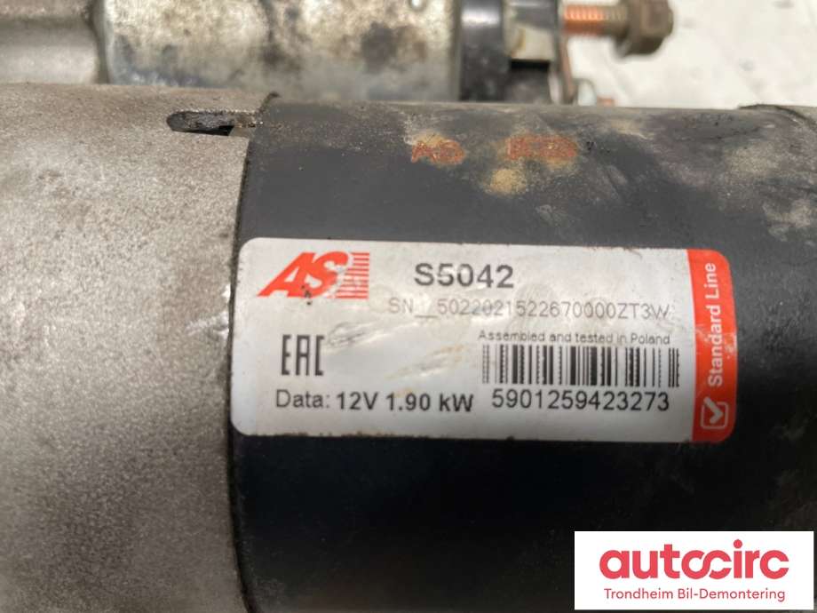 Starter diesel til Opel Insignia A 2009-2014  (93169020|55352882|95520321| 95524454)