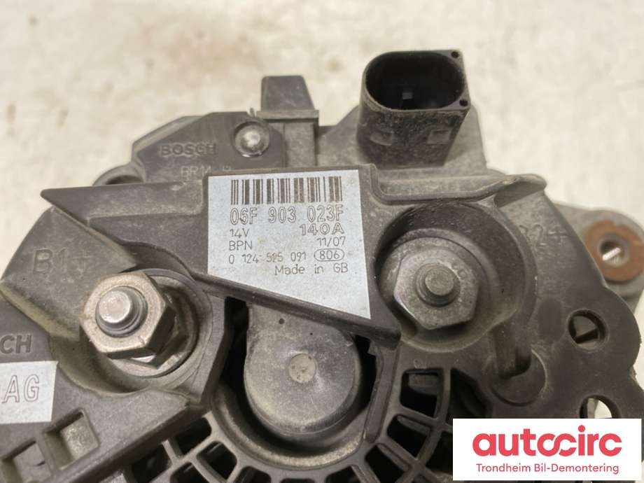 Dynamo diesel til VW Passat 2005-2010 (B6) (B6) (BOSCH|06F903023C|06F903023F|TG14C011| 2542695G|)