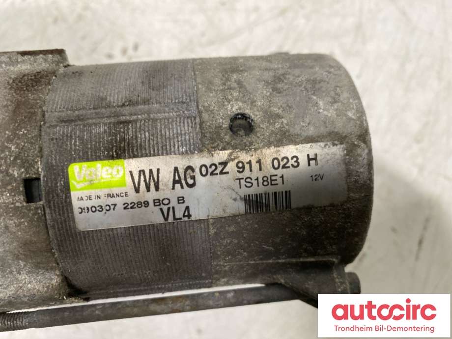 Starter diesel til VW Passat 2005-2010 (B6) (B6) (VALEO|02Z911023F|02Z911023FX|)