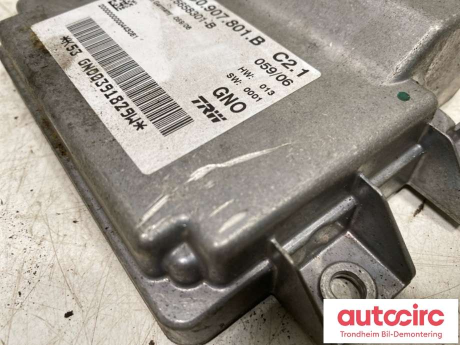 Styreenhet elektrisk parkbrems (EPB - Electric Parking Brake) til VW Passat 2005-2010 (B6) (B6) (TRW|3C0 907 801 G|3C0 907 801 B|3C0907801E)