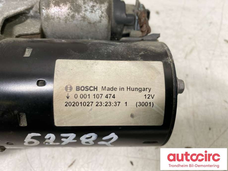 Starter diesel til Mopedbil Ligier JS50 2015-2024 (Type I) (BOSCH|0001107474|20210305|20180831)