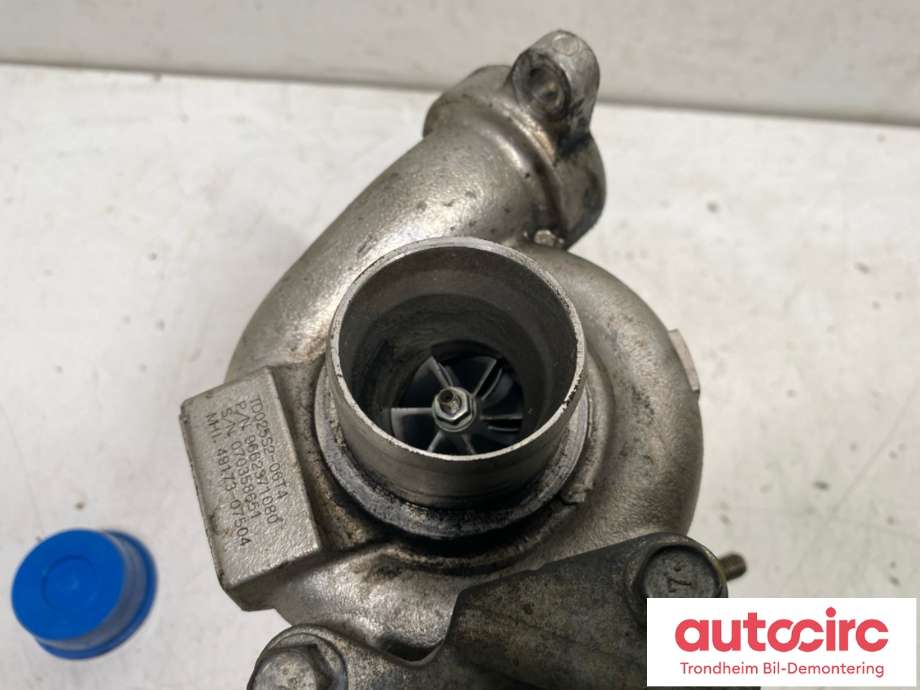 Turbo til Peugeot Partner 2002-2008 (Type I, Fase 2)  (9662371080|0375N5|0375Q2|0375Q5| 0375Q3| TD025S2-06T4|49173-07504)