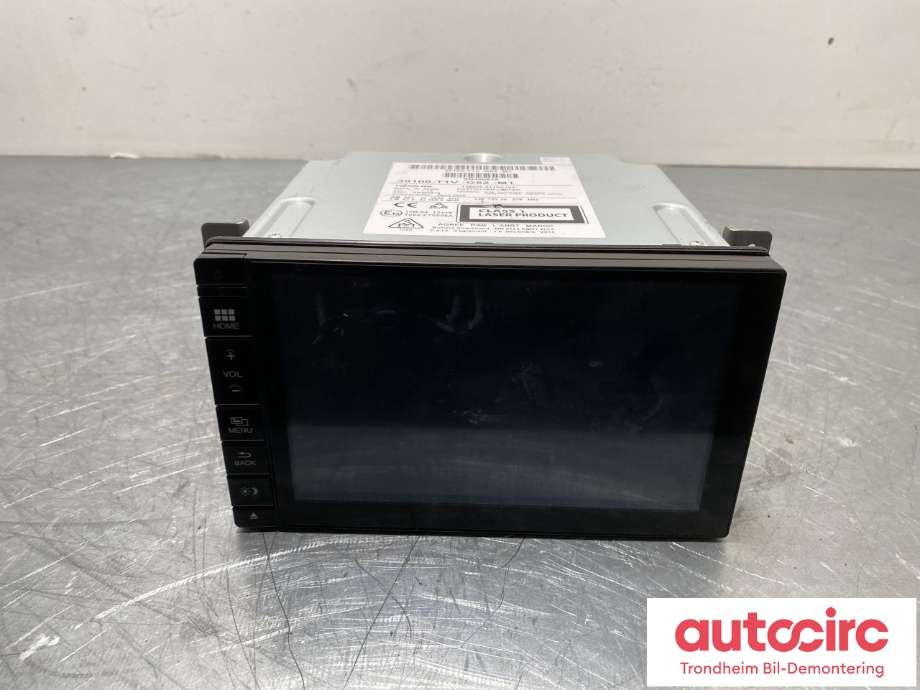 Bilstereo navigasjon skjerm til Honda CR-V, 2012-2018 (Type IV)  (39100-T1V-G62)