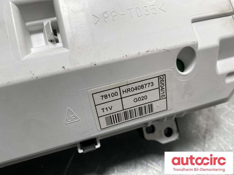 Instrumentpanel til Honda CR-V 2012-2018 (Type IV)  (78100-T1V-G02|)