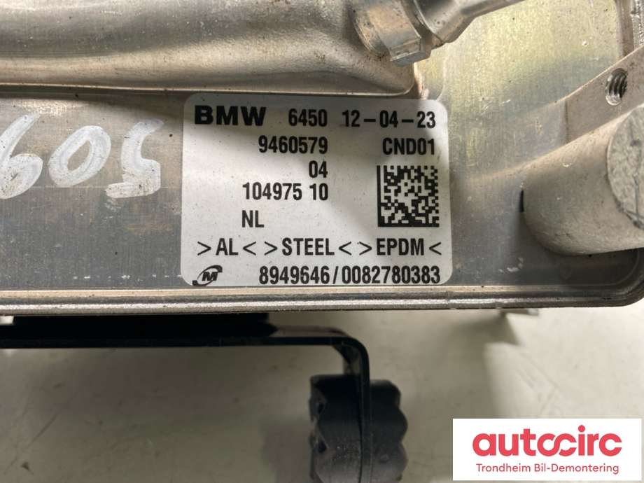 Aircondition radiator til BMW iX1 2023-->> (U11) (U11) (64 53 9 460 579|9460579|)