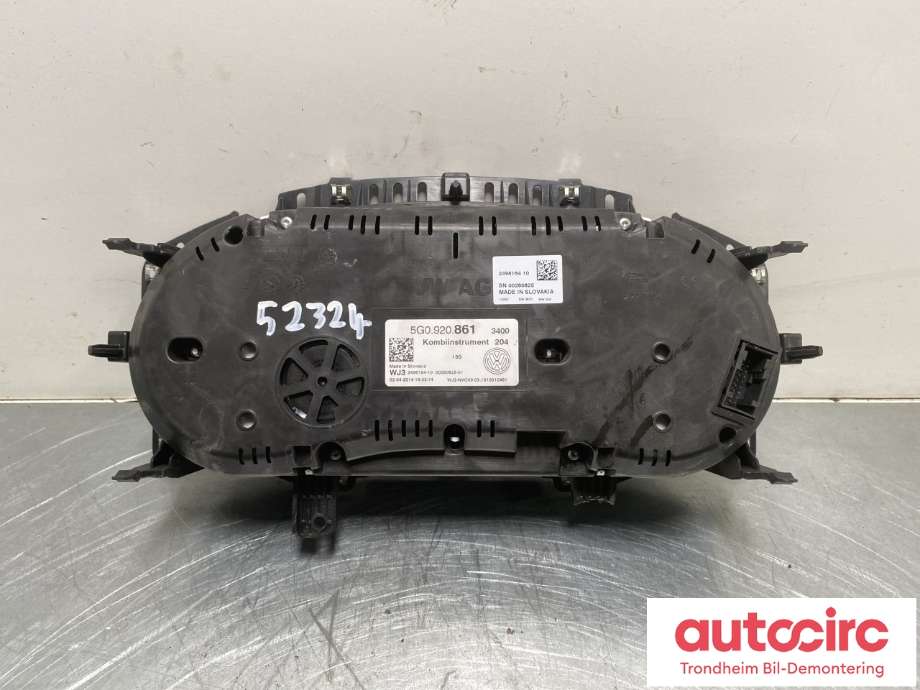 Instrumentpanel til VW Golf VII 2012-2017 (Fase 1)  (5G0 920 861|)