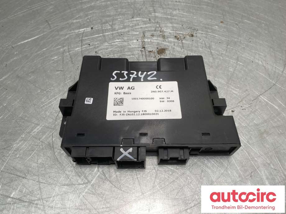 Styreenhet diverse til VW Crafter, 2016-->> (Type II) (2N0 907 427 M)