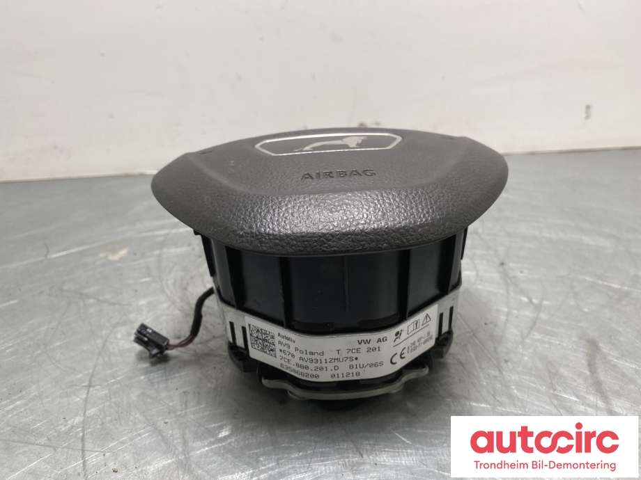 Airbag rattpute til VW Crafter 2016-->> (Type II)  (AUTOLIV|7CE880201J|7CE880201D|65.46445-6001| 65.27620-6025)
