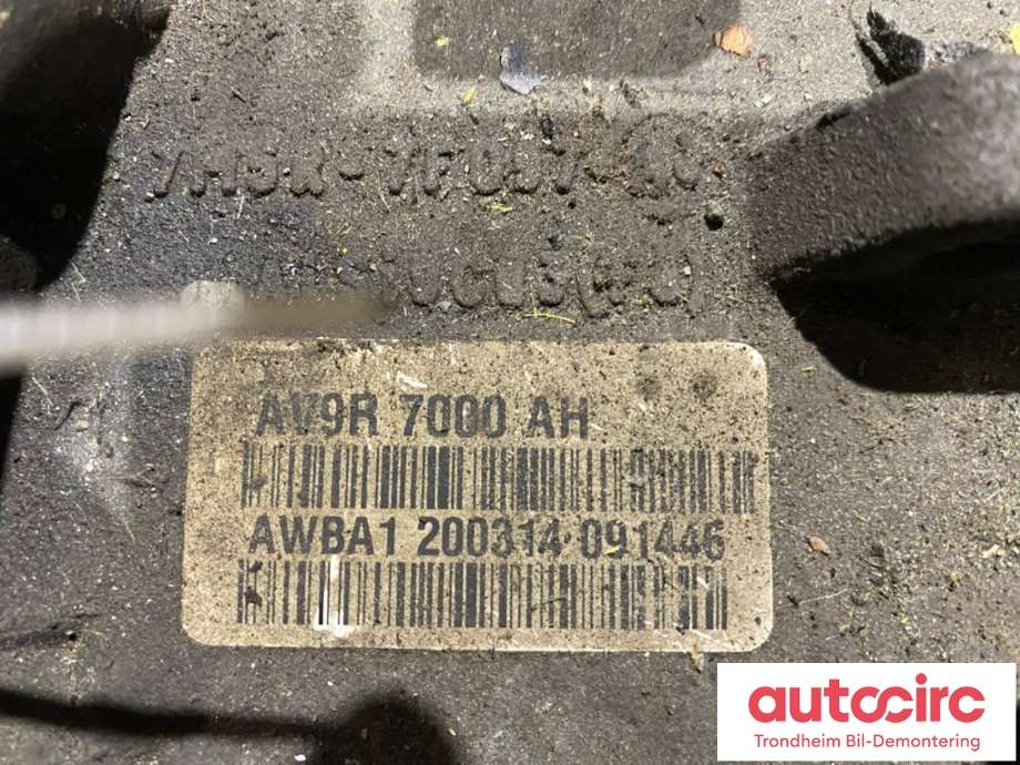 Girkasse automat til Ford Galaxy 2010-2015 (Type III, Fase 2)  (1880970|AV9R7000AJ|1794966)