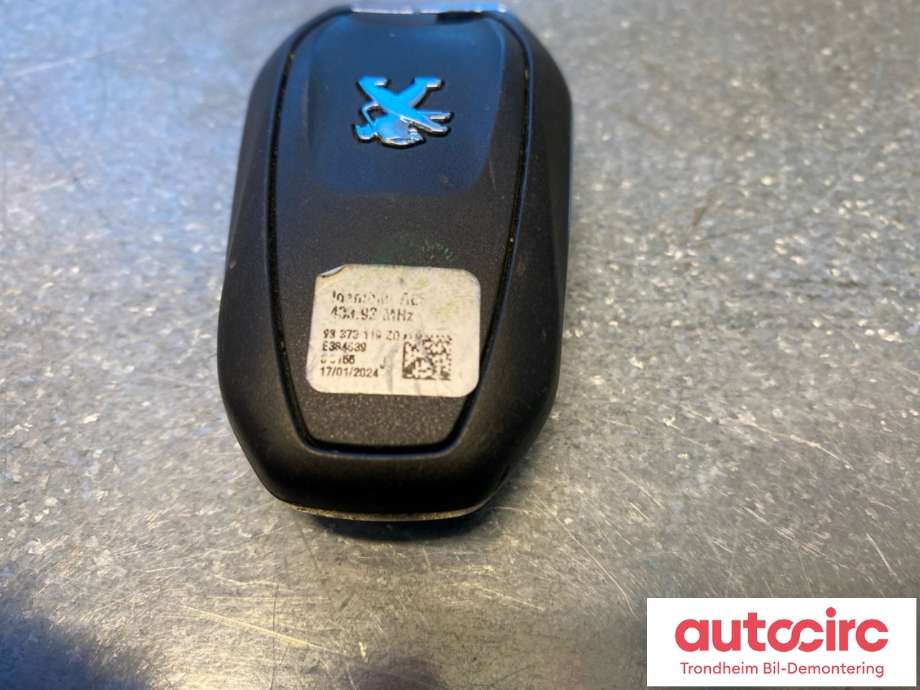 Nøkkel til Peugeot Expert 2016-->> (Type III)  (98373119ZD|)