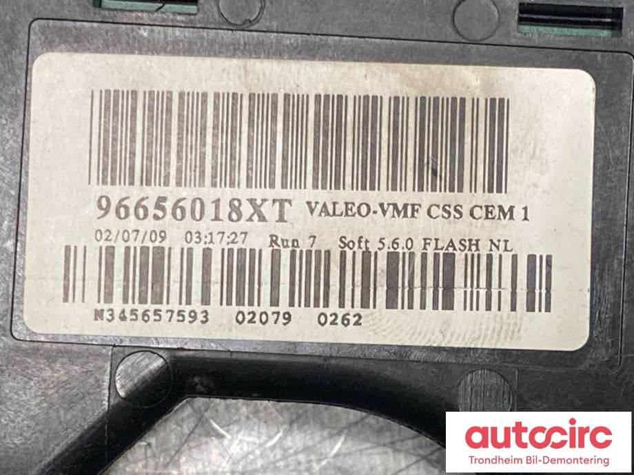 Bryter combi til Citroën C4, Picasso 2006-2013 (Type I)  (96656018XT|624348|)
