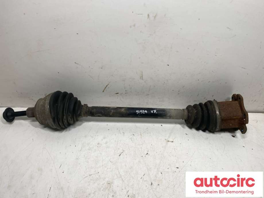 Drivaksel venstre foran, diesel/automat til Audi A6, Allroad, 2006-2008 (Type II, Fase 1) (C6) (C6) (4F0407271J)