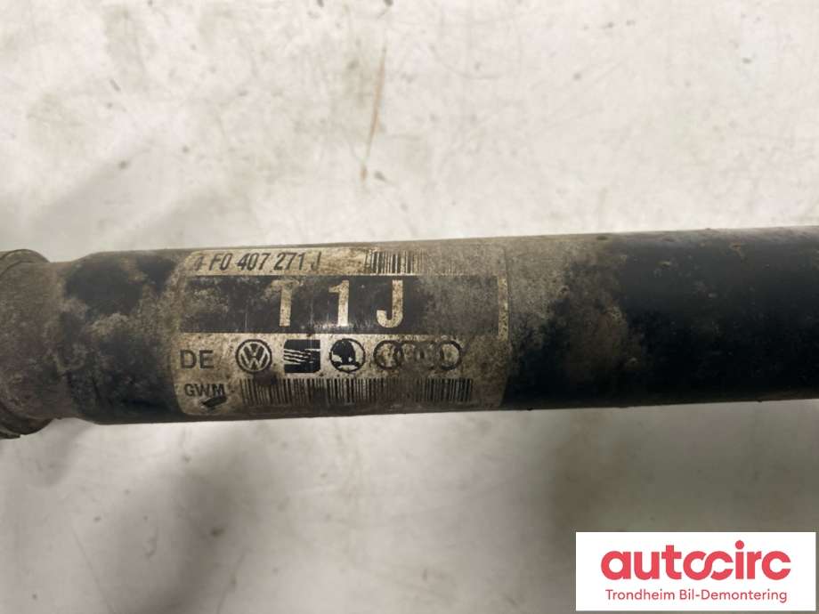 Drivaksel venstre foran, diesel/automat til Audi A6, Allroad 2006-2008 (Type II, Fase 1) (C6) (C6) (4F0407271J|4F0407451X|)