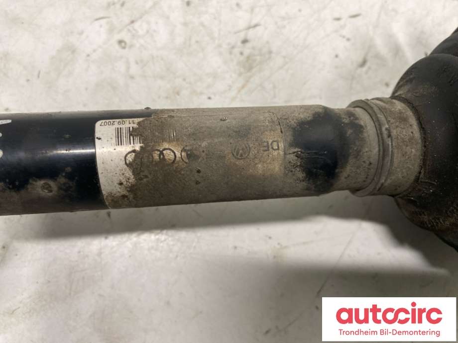Drivaksel høyre foran, diesel/automat til Audi A6, Allroad 2006-2008 (Type II, Fase 1) (C6) (C6) (4F0407272J|4F0407452X|)